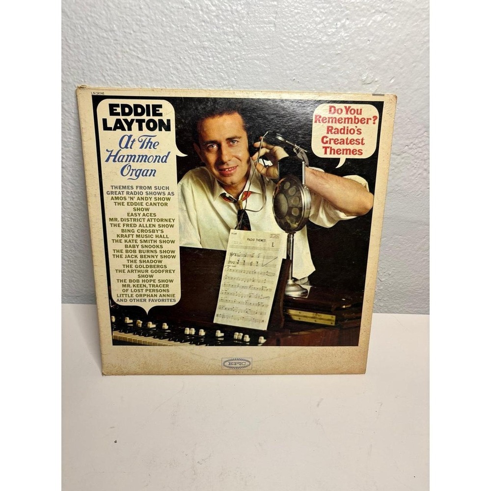Eddie Layton At The Hammond Organ LP Radio's Greatest Themes (Epic LN 24146)